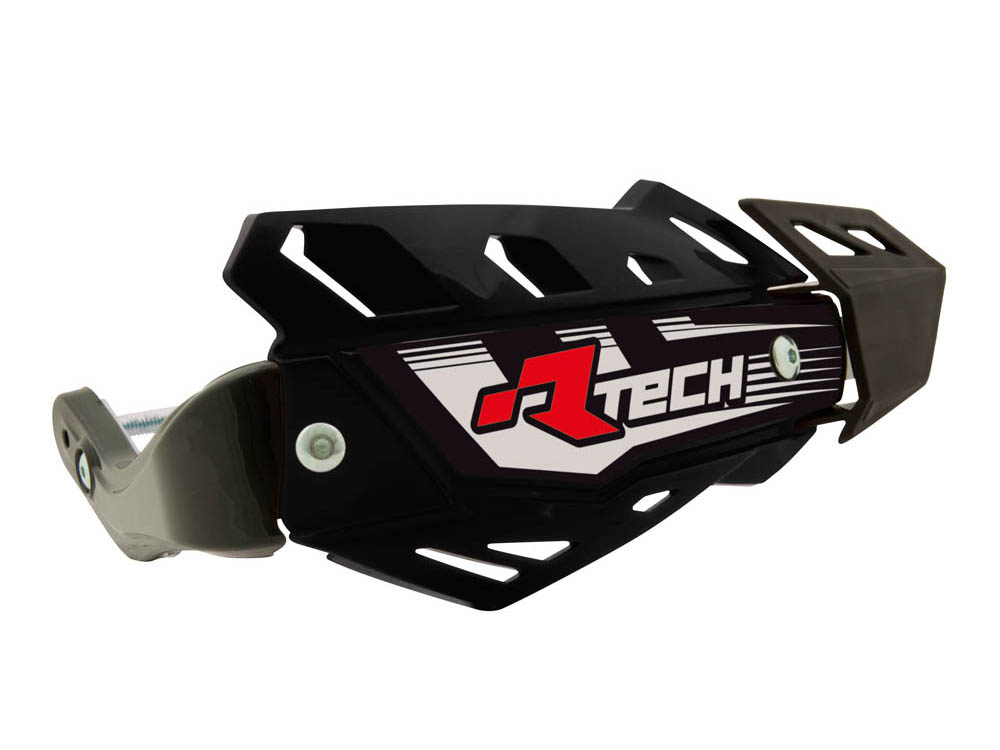 SET HANDGUARD RACETECH (RTECH) FLX ATV/QUAD BLACK [3]