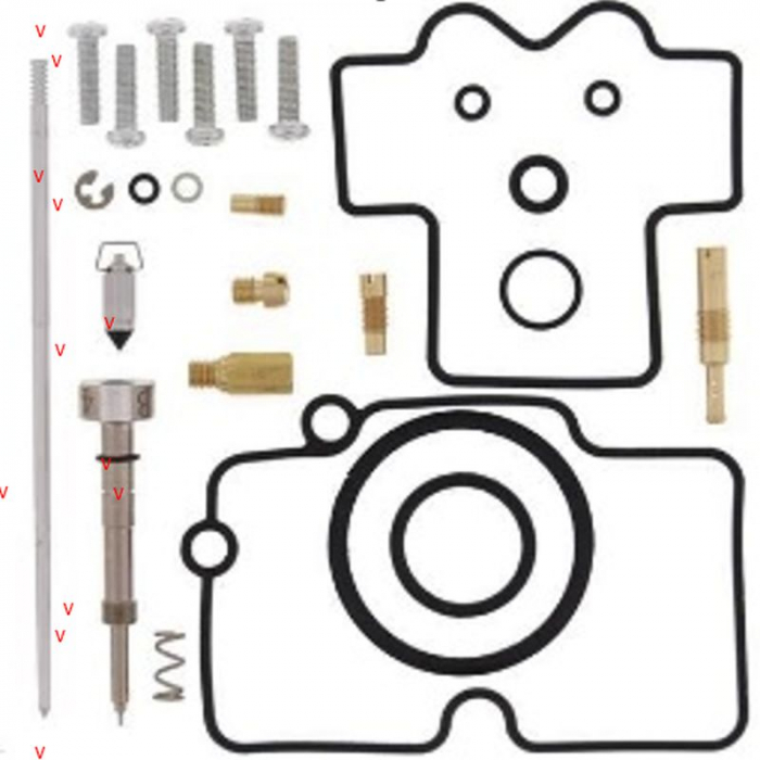 KIT REPARATIE CARBURATOR YAMAHA YZ250F 2007-2009 4T [2]