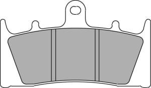 SET PLACUTE FRANA FATA KAWASAKI / SUZUKI GSX / VZ / GSF [3]