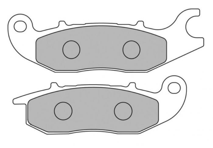 SET PLACUTE FRANA FATA / SPATE HONDA CBF 125 09-16, CBR 125 04-17 ,RIEJU [2]