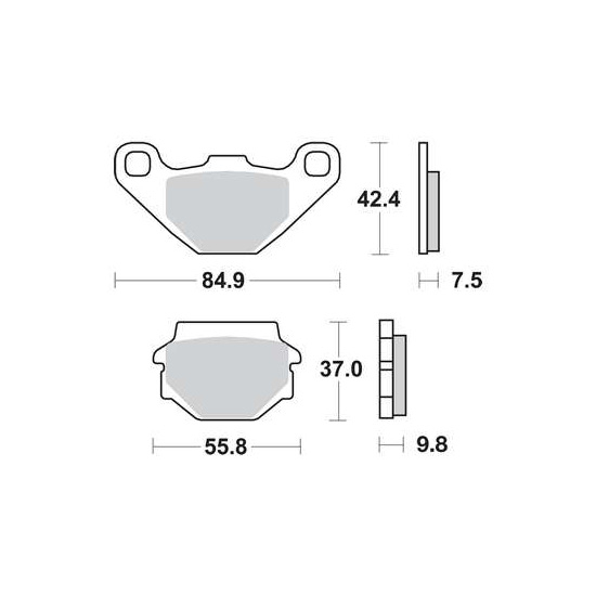 SET PLACUTE FRANA FATA / SPATE APRILIA / GAS GAS / HUSABERG / HUSQVARNA [2]