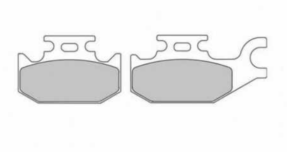 SET PLACUTE FRANA FATA/SPATE CAN-AM/ SUZUKI LT-A, LT-F [3]