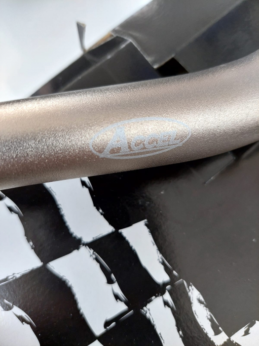 GHIDON ACCEL ALUMINIU (28.6MM) MODEL MX CONIC HONDA CR LOW  CULOARE TITAN (L 800MM, H 71MM) [4]