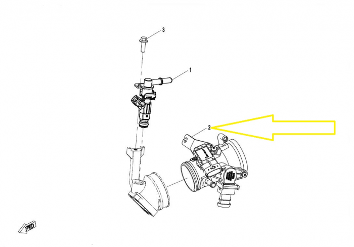 CLAPETA  ACCELERATIE CFMOTO 400 / 450 / 520 / 550 / 600 TOURING 600 16-24 [4]
