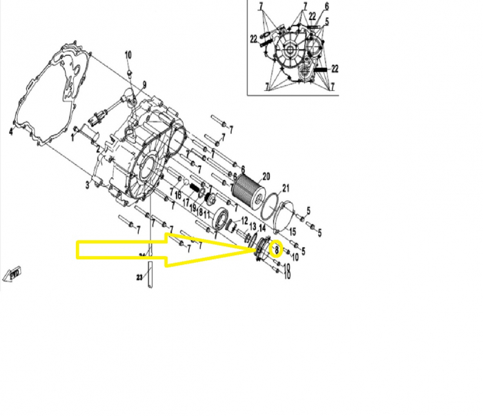 CAPAC STANGA CFMOTO 400-625 TOURING [2]