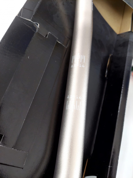 GHIDON ACCEL ALUMINIU (28.6MM) MODEL MX CONIC HONDA CR LOW  CULOARE TITAN (L 800MM, H 71MM) [3]
