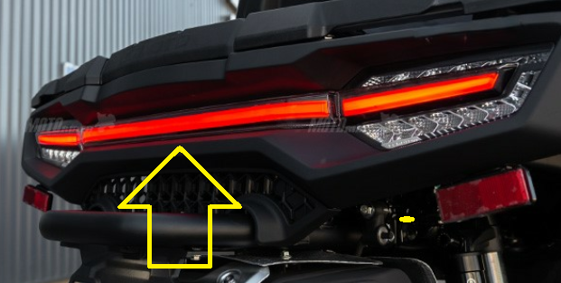 STOP LED SPATE CENTRAL CFMOTO X10 2024-> [1]