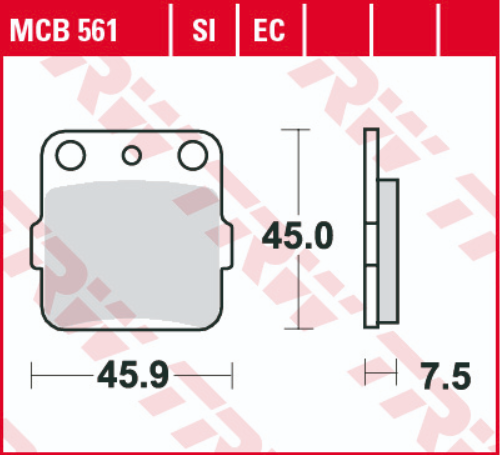 SET PLACUTE FRANA FATA/SPATE HONDA/ KAWASAKI/ SUZUKI/ YAMAHA [2]