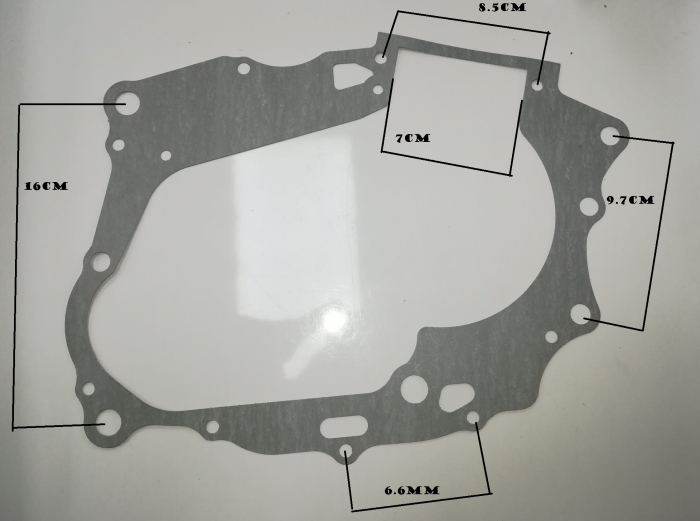 GARNITURA CARTERE ATV/CROSS 150 CM [1]