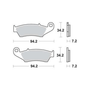 SET PLACUTE FRANA FATA HONDA / BETA / GAS-GAS / SUZUKI / KAWASAKI ENDURO [2]
