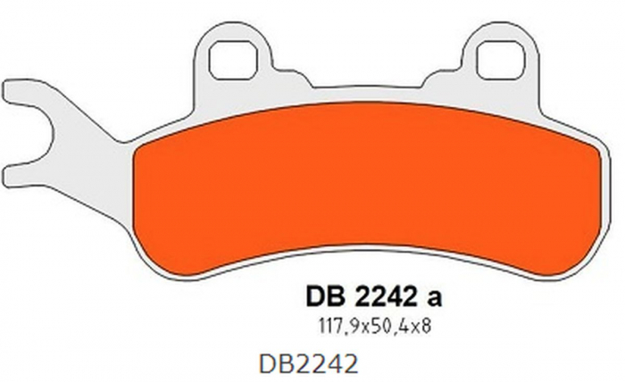 PLACUTE FRANA SPATE/FAȚĂ DREAPTA CAN-AM DEFENDER/TRAXTER 800 '16-'21, MAVERICK 800/900 '18-'21, COMMANDER 1000 '21-'22 [2]