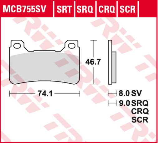 SET PLACUTE FRANA FATA HONDA CB / CBR 600 / 800 / 1000 [2]