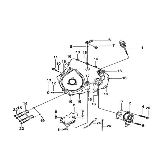 Pompa apa completa TGB  Blade/Target 400/425/500/525/550/600 [5]