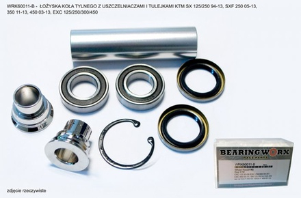KIT RULMENTI + SIMERINGURI + BUCSE ROATA SPATE KTM SX/SX-F '98-'12, EXC/EXC-F '98-'22 [3]
