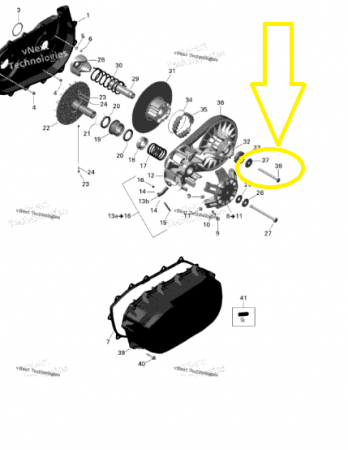 SURUB VARIATOR SECUNDAR CAN-AM G2 [2]