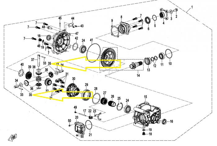 SAIBA SATELITI GRUP CFMOTO 400/450/500/550/600/625/800/850/1000 2007-2023 [2]