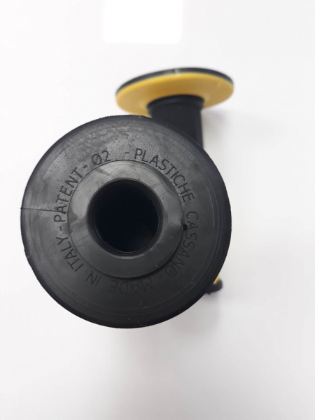 Mansoane moto  Progrip Galben-Negru , mansoane ghidon moto [3]