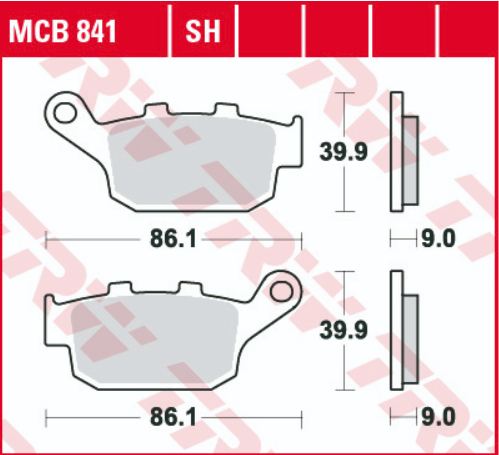 SET PLACUTE FRANA SPATE HONDA / KAWASAKI / SUZUKI [2]