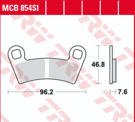 SET PLACUTE FRANA FATA / SPATE POLARIS OUTLAW, RANGER, GENERAL 400-1000 2006-2017 [1]