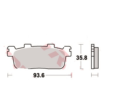 PLACUTE FRANA SPATE KYMCO GRAND DINK 125 / 300 K-XCT 125 125 PEOPLE 125 / 250 [2]