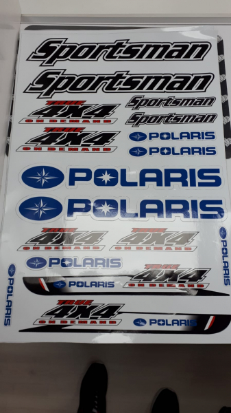 SET STICKERE ATV POLARIS SPORTSMAN 4X4 [2]