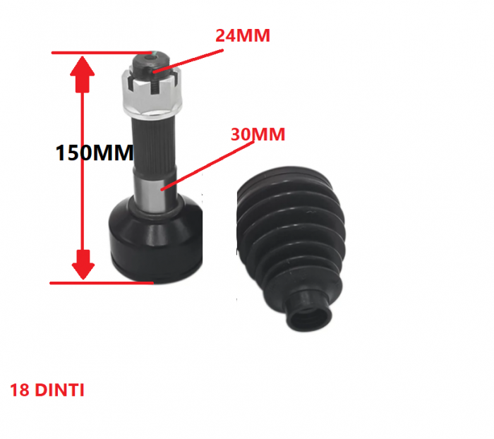 CAP PLANETARA FATA ROATA CFMOTO 400/520/800CC ODM / FATA CF500AU-6B [1]