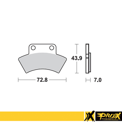 PLACUTE FRANA SPATE POLARIS SCRAMBLER / SPORTSMAN 250 / 400 '94 -97 [2]