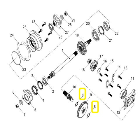 SIGURANTA AX CUTIE VITEZE LINHAI 500/M565/570 / CFMOTO ATV/UTV/SSV 07-26 [3]