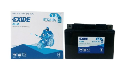 ACUMULATOR AGM EXIDE ET12A-BS 9.5Ah 130A [3]