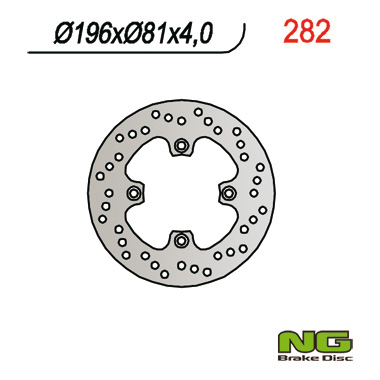 DISC FRÂNĂ SPATE CAN-AM DS 650 BAJA (196X81X4) [1]