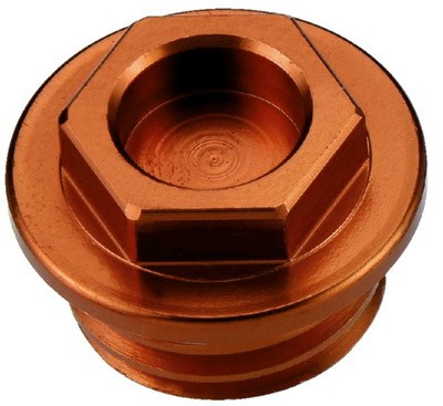 BUSON ULEI ROSU KTM SX65 / 85 '02 -'16, EXC / XC 450-530 '08 -'18, 2T '94 -'18 FILET M24X3.0 [1]