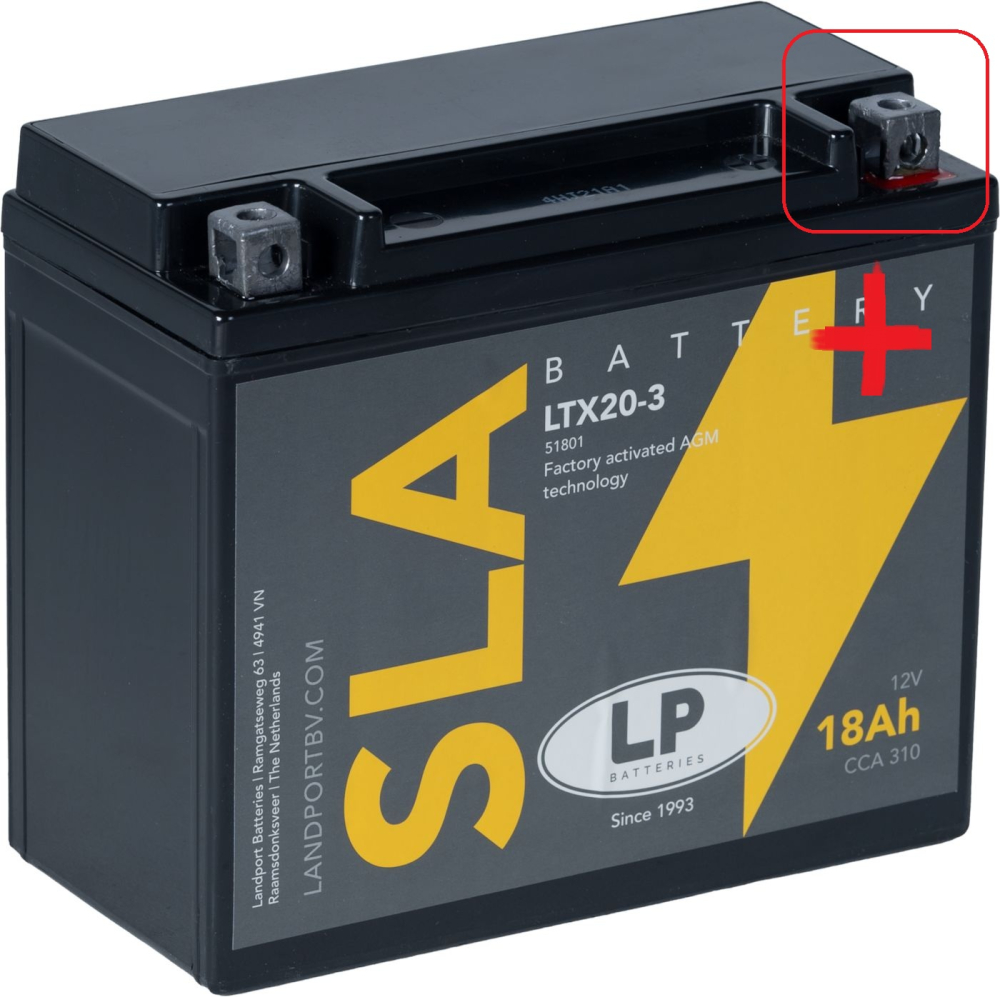 ACUMULATOR CAN-AM RENEGADE / OUTLANDER , CFMOTO 500/625 / POLARIS SLA FĂRĂ ÎNTREȚINERE [1]