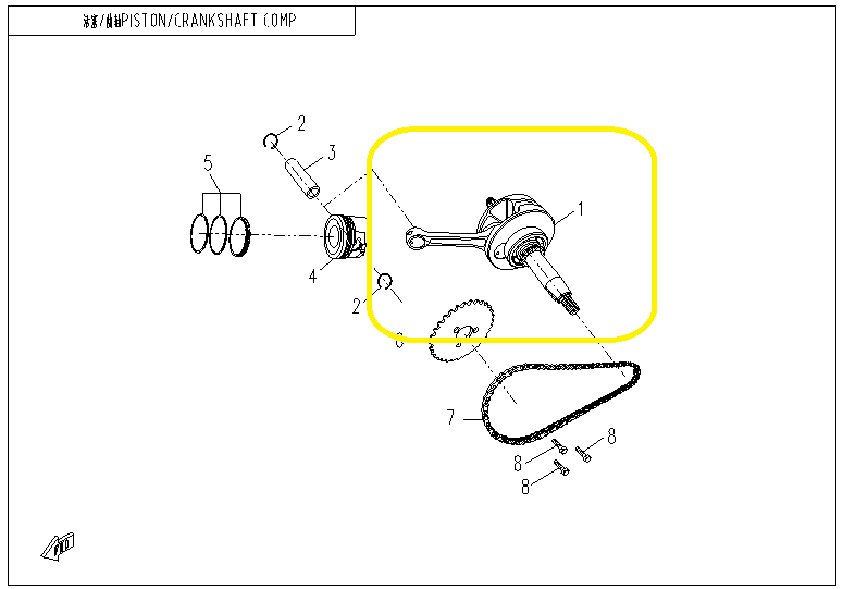 AMBIELAJ COMPLET CFMOTO CFORCE 110 ( CF110AY10 ) [2]