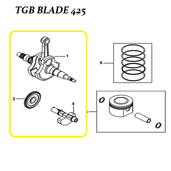 Ambielaj complet TGB 425 924059-S [3]