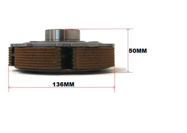 AMBREAJ COMPLET YAMAHA GRIZZLY 660 2002-2008 [4]