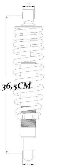 AMORTIZOR FATA CFMOTO 400/450/500/520/550/625 07-19 [4]
