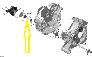 AX POMPA APA CAN-AM G1 / G2 2004-2022 [2]