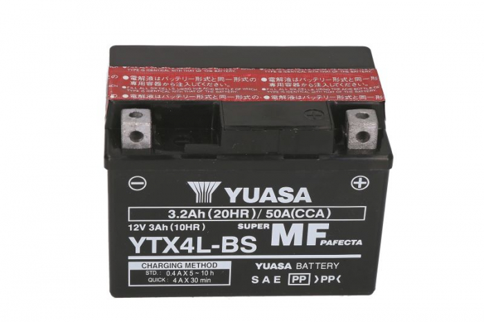 BATERIE 3.2 AH 50A YTX4L-BS  YUASA [2]