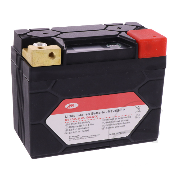 BATERIE MOTO LITHIUM IONEN 12V 2AH 24WH 150A  107X56X85MM [1]