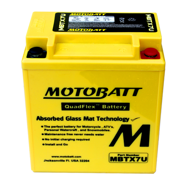 BATERIE MOTOBATT QUADFLEX MBTX7U 12V 8AH 114X70X128 FĂRĂ ÎNTREȚINERE [3]