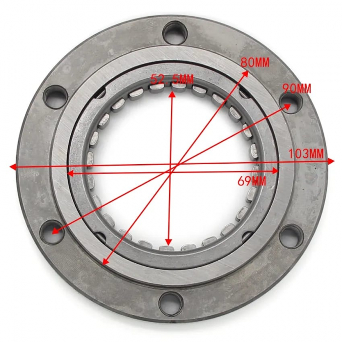 BENDIX HISUN 500 / 700 /  RULMENT UNISENS PORNIRE HISUN 500 / 700CC [1]