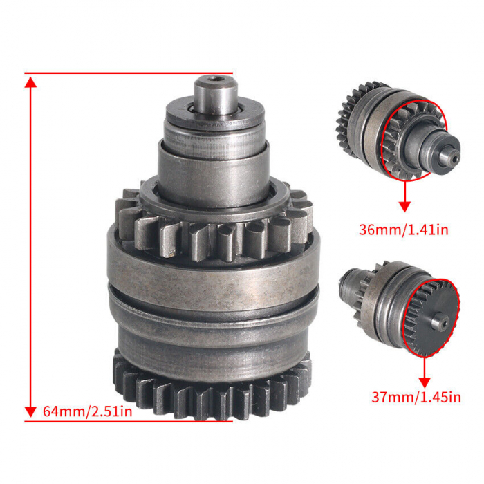 BENDIX PORNIRE KTM EXC 250 / 300  2010-2016 ECHIVALENT OEM 55140026000 [2]