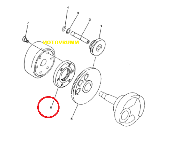 RULMENT BENDIX PORNIRE LINHAI 260 / 300 / 370 / 400 [3]