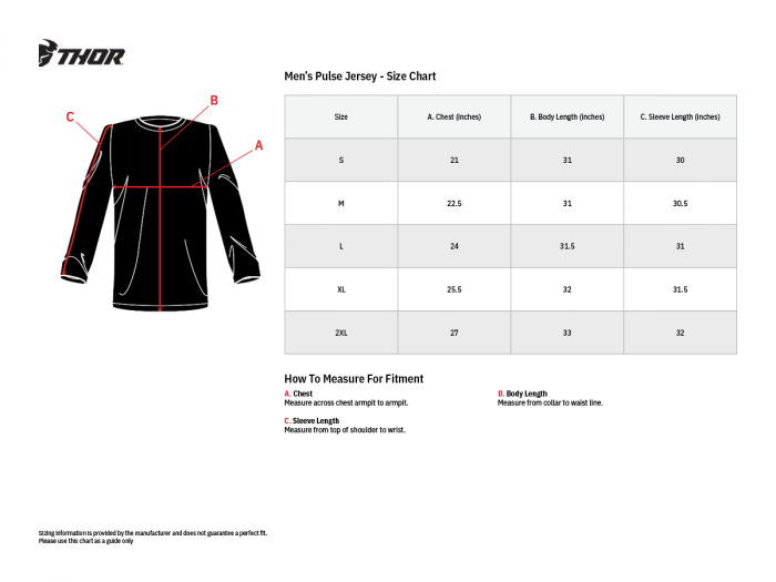 BLUZA MOTOCROSS NEGRU ROSU LUP THOR PULSE [2]