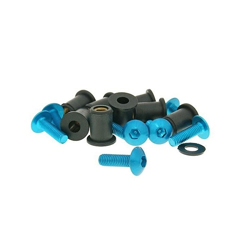 SURUBURI + PIULITE CARENAJ MOTO ALBASTRU / ROSU [2]