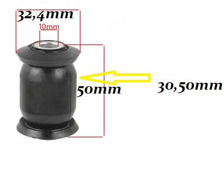BUCSA BRAT CFMOTO CFORCE 400/450/520/550/625/1000 2021-2025 [5]