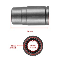 BUCSA CUPLAJ CARDAN FATA CAN-AM OUTLANDER / RENEGADE 400 / 500 / 650 / 800 2003-2016 [2]