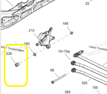 BUCSA FUZETA SPATE CAN-AM SSV MAVERICK  2017-2024 [2]