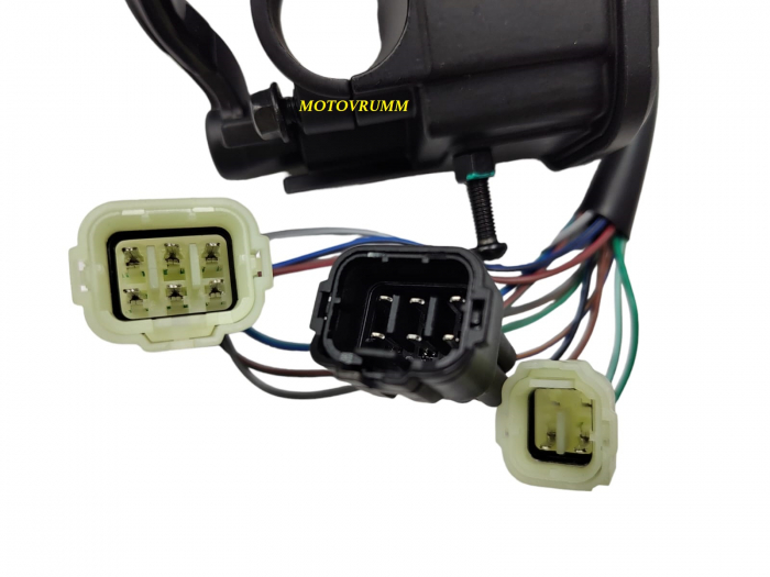 BLOC ACCELERATIE CFMOTO 400/450/500/520 + BUTON 4X4 / 2X4 [2]