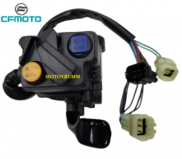 BLOC ACCELERATIE CFMOTO 400/450/500/520 + BUTON 4X4 / 2X4 [4]